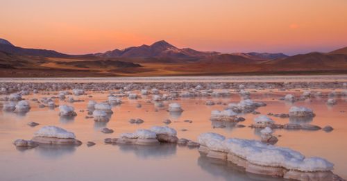 Trek the vast Atacama Salt Flats to see unique rock formations