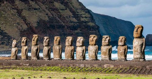 Learn about the history of the Moai statues on Easter Island