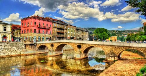 Stroll through the historical streets of the Sarajevo Old Town