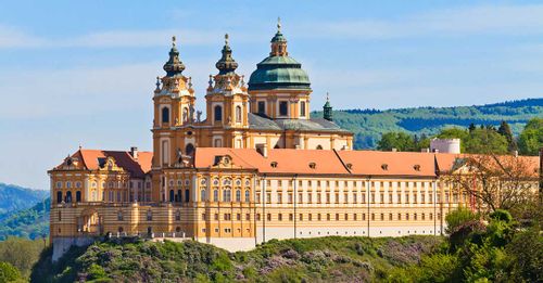 Explore the massive Melk Abbey, one of the most impressive architectural structures in Austria