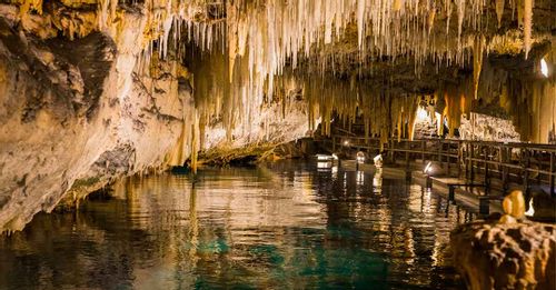 Explore the Crystal and Fantasy Caves