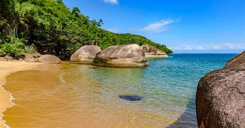 Take the ferry to Ilha Grande to experience a preserved natural island off the coast of Brazil