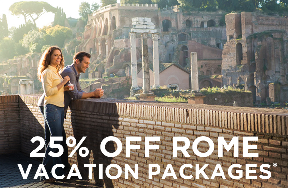 25% Off Rome Vacation Packages