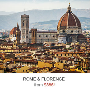 Rome and Florence from $885