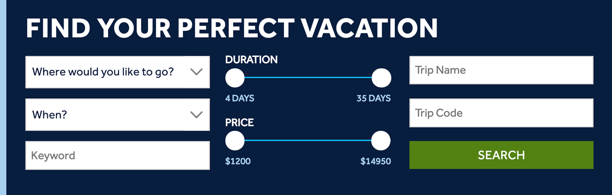 Find Your Perfect Vacation