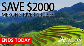 Save $2000 On Select 2017 Avalon Mekong River Cruises!