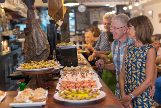 Dine on pintxos in Spain