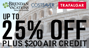 Trafalgar Tours Up To 25% Off Plus $200 BONUS Air Savings!